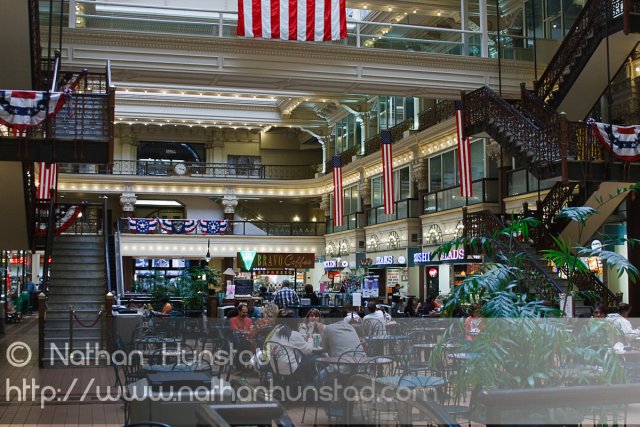 Inside of The Bourse at Independence Mall